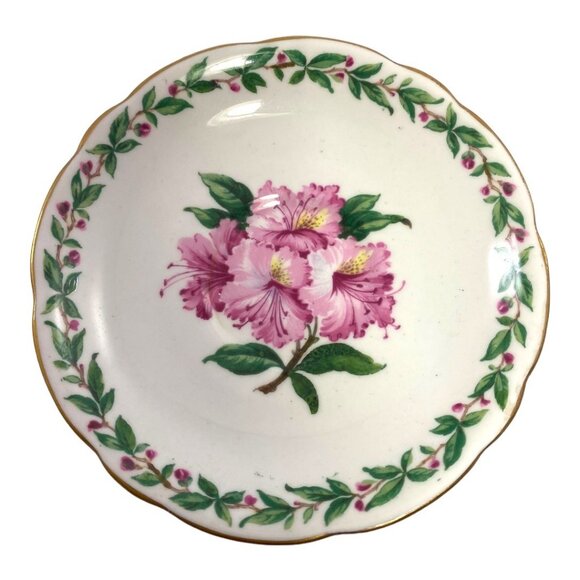 Gladstone Bone China Tea Cup & Saucer Set Laurel Time Pink Floral Design - Picture 6 of 8